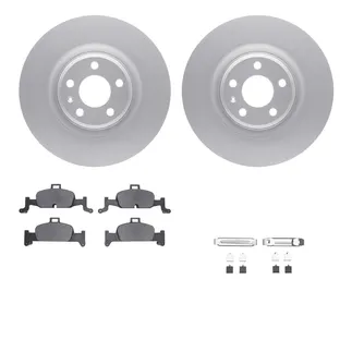 R1 Concepts WDUH1-73168 Carbon Series Brake Rotors W/ 5000 Oep Brake Pads & Hdw